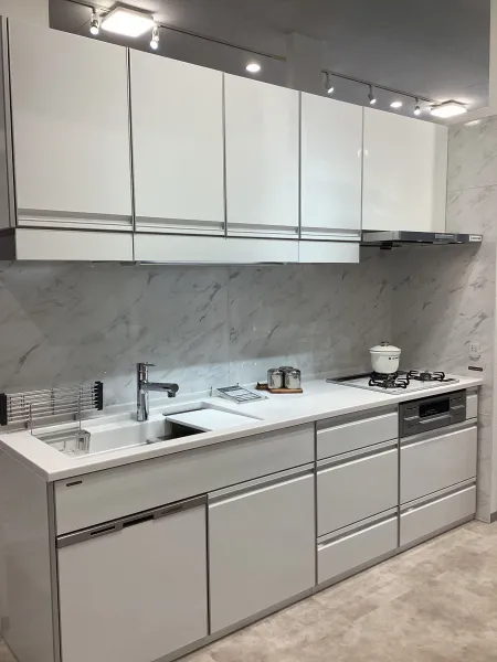 キッチン トレーシア I型（壁付け）レイアウト ホワイト SK3321